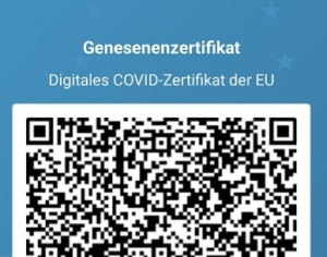 Digitales Covid-Genesenen-Zertifikat 